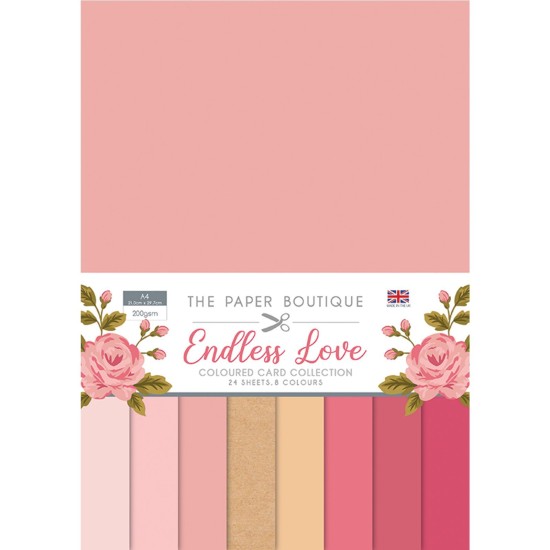 Σετ Χαρτόνια Α4 Paper Boutique Endless love 24φ 200gr Σετ Χαρτόνια Α4 Paper Boutique Endless love 24φ 200gr