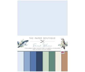 Σετ Χαρτόνια Α4 Paper Boutique Floral waves 24φ 200gr Σετ Χαρτόνια Α4 Paper Boutique Floral waves 24φ 200gr