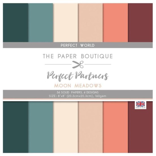 Σετ Χαρτόνια 20cm x 20cm Paper Boutique Perfect partners moon meadows 36φ 160gr Σετ Χαρτόνια 20cm x 20cm Paper Boutique Perfect partners moon meadows 36φ 160gr