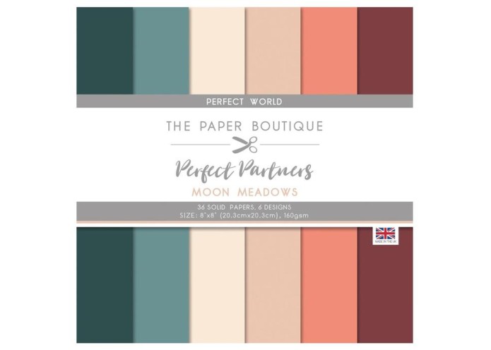 Σετ Χαρτόνια 20cm x 20cm Paper Boutique Perfect partners moon meadows 36φ 160gr Σετ Χαρτόνια 20cm x 20cm Paper Boutique Perfect partners moon meadows 36φ 160gr