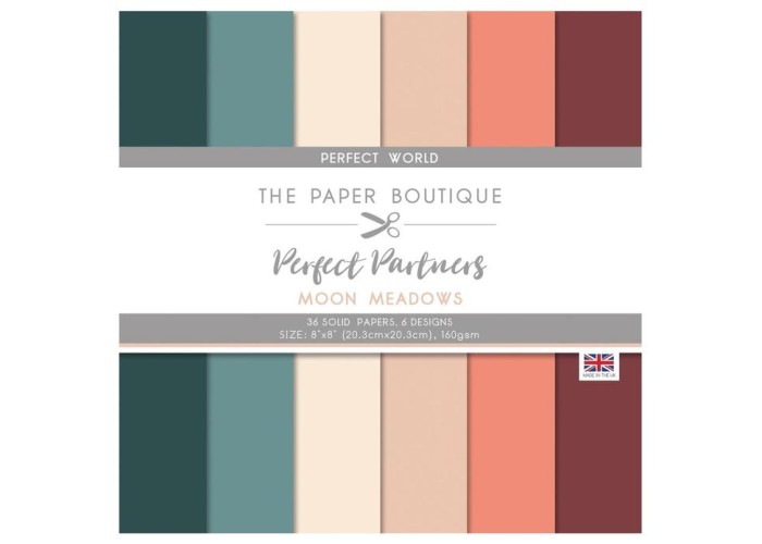 Σετ Χαρτόνια 20cm x 20cm Paper Boutique Perfect partners moon meadows 36φ 160gr Σετ Χαρτόνια 20cm x 20cm Paper Boutique Perfect partners moon meadows 36φ 160gr