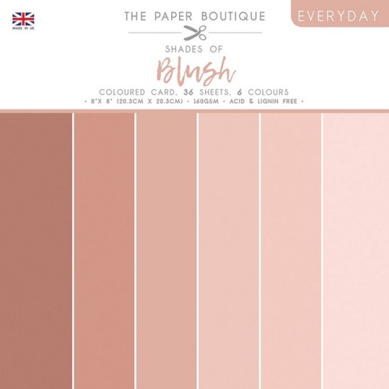 Σετ Χαρτόνια 20cm X 20cm Paper Boutique Shades Of Blush 36φ 160gr Σετ Χαρτόνια 20cm X 20cm Paper Boutique Shades Of Blush 36φ 160gr