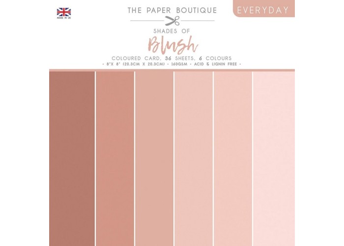 Σετ Χαρτόνια 20cm X 20cm Paper Boutique Shades Of Blush 36φ 160gr Σετ Χαρτόνια 20cm X 20cm Paper Boutique Shades Of Blush 36φ 160gr
