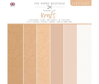 Σετ Χαρτόνια 20cm X 20cm Paper Boutique Shades of Kraft 36φ 160gr Σετ Χαρτόνια 20cm X 20cm Paper Boutique Shades of Kraft 36φ 160gr