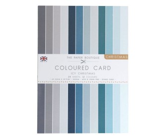 Σετ Χαρτόνια The Paper Boutique Shades of icy Christmas 24φ Α4 12χρώματα 210gr Διπλής Όψης Σετ Χαρτόνια The Paper Boutique Shades of icy Christmas 24φ Α4 12χρώματα 210gr Διπλής Όψης