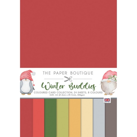 Σετ Χαρτόνια Α4 Paper Boutique Winter Buddies 24φ 200gr Σετ Χαρτόνια Α4 Paper Boutique Winter Buddies 24φ 200gr