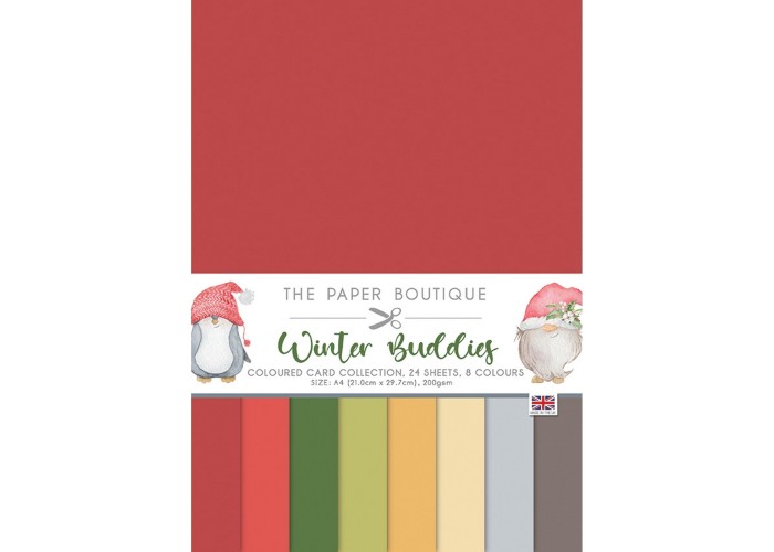 Σετ Χαρτόνια Α4 Paper Boutique Winter Buddies 24φ 200gr