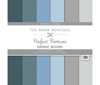 Σετ Χαρτόνια 20cm X 20cm Paper Boutique elegant blooms 36φ 160gr Σετ Χαρτόνια 20cm X 20cm Paper Boutique elegant blooms 36φ 160gr