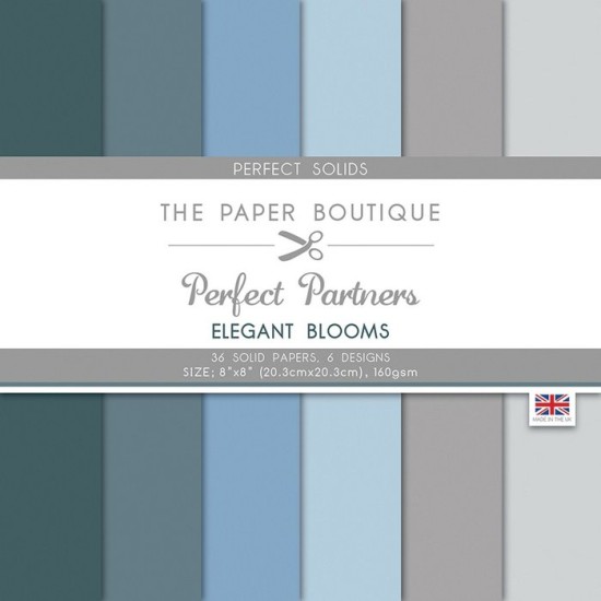 Σετ Χαρτόνια 20cm X 20cm Paper Boutique elegant blooms 36φ 160gr Σετ Χαρτόνια 20cm X 20cm Paper Boutique elegant blooms 36φ 160gr