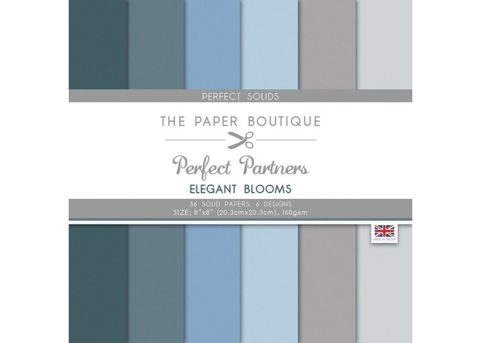 Σετ Χαρτόνια 20cm X 20cm Paper Boutique elegant blooms 36φ 160gr Σετ Χαρτόνια 20cm X 20cm Paper Boutique elegant blooms 36φ 160gr