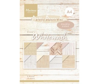 Σετ Χαρτόνια Χειροτεχνίας Marianne Design • Whitewash 29.70cm x 21 cm 16Φ Σετ Χαρτόνια Χειροτεχνίας Marianne Design • Whitewash 29.70cm x 21 cm 16Φ