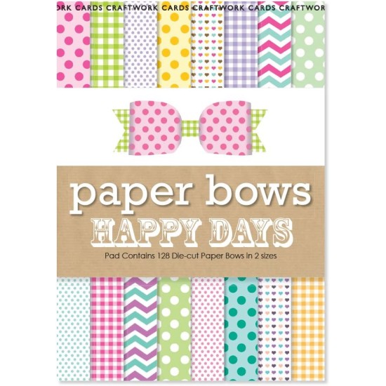 Σετ χαρτονιών για φιόγκους - Happy Days 20cm x 15cm Σετ χαρτονιών για φιόγκους - Happy Days 20cm x 15cm