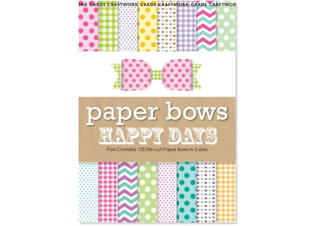 Σετ χαρτονιών για φιόγκους - Happy Days 20cm x 15cm Σετ χαρτονιών για φιόγκους - Happy Days 20cm x 15cm