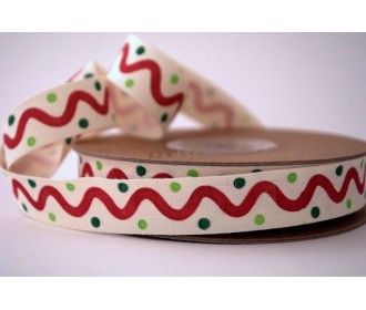 ΚΟΡΔΕΛΑ ΥΦΑΣΜΑΤΙΝΗ ΕΚΤΥΠΩΜΕΝΗ ΜΕ ΖΙΓΚ ΖΑΓΚ & ΠΟΥΑ 15MMX20MET RED ΚΟΡΔΕΛΑ ΥΦΑΣΜΑΤΙΝΗ ΕΚΤΥΠΩΜΕΝΗ ΜΕ ΖΙΓΚ ΖΑΓΚ & ΠΟΥΑ 15MMX20MET RED