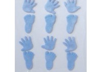 ΔΙΠΛΟΚΑΡΦΑ BABY ΒΟΥ FEET & HAND ΣΙΕΛ