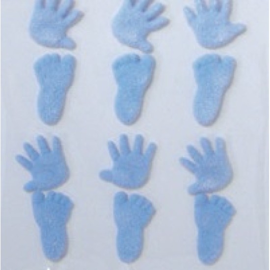 ΔΙΠΛΟΚΑΡΦΑ BABY ΒΟΥ FEET & HAND ΣΙΕΛ