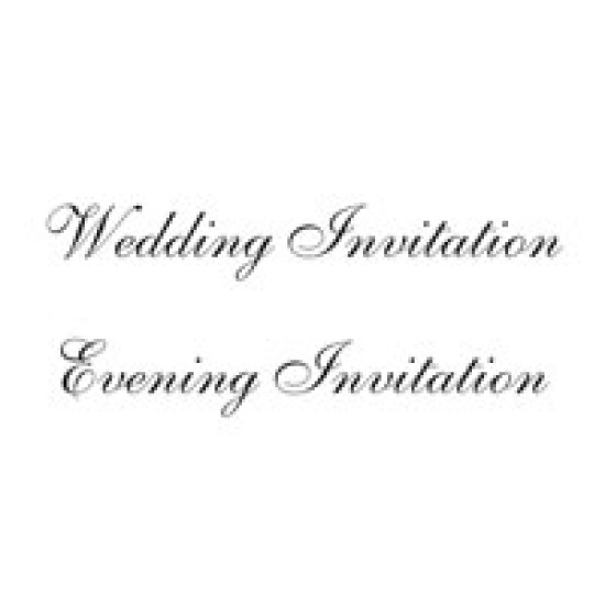 Σφραγίδα Wedding and Evening Invitations Σφραγίδα Wedding and Evening Invitations