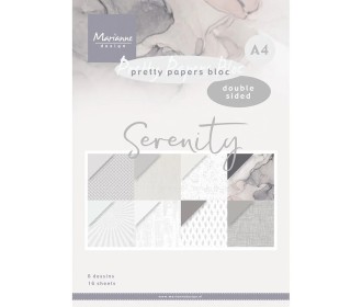 Σετ Χαρτόνια Χειροτεχνίας  Marianne Design • Serenity 29.70cm x 21 cm 16Φ Σετ Χαρτόνια Χειροτεχνίας  Marianne Design • Serenity 29.70cm x 21 cm 16Φ
