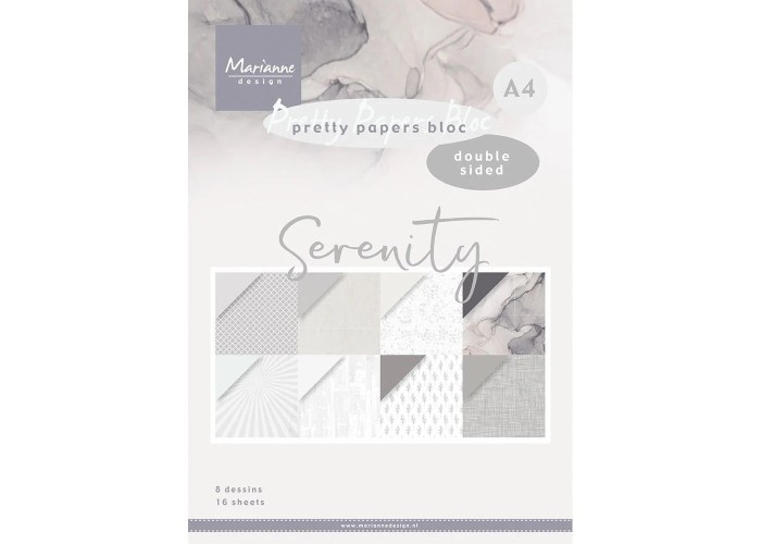 Σετ Χαρτόνια Χειροτεχνίας Marianne Design • Serenity 29.70cm x 21 cm 16Φ Σετ Χαρτόνια Χειροτεχνίας Marianne Design • Serenity 29.70cm x 21 cm 16Φ