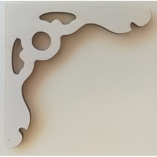 Ξύλινη Γωνία(Σετ των 2) 7cmx7cm