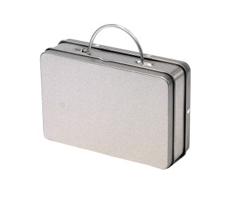 SILVER ΜΕΤΑΛΛΙΚΟ ΚΟΥΤΙ ΒΑΛΙΤΣΑΚΙ SILVER ΜΕΤΑΛΛΙΚΟ ΚΟΥΤΙ ΒΑΛΙΤΣΑΚΙ