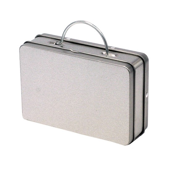 SILVER ΜΕΤΑΛΛΙΚΟ ΚΟΥΤΙ ΒΑΛΙΤΣΑΚΙ SILVER ΜΕΤΑΛΛΙΚΟ ΚΟΥΤΙ ΒΑΛΙΤΣΑΚΙ