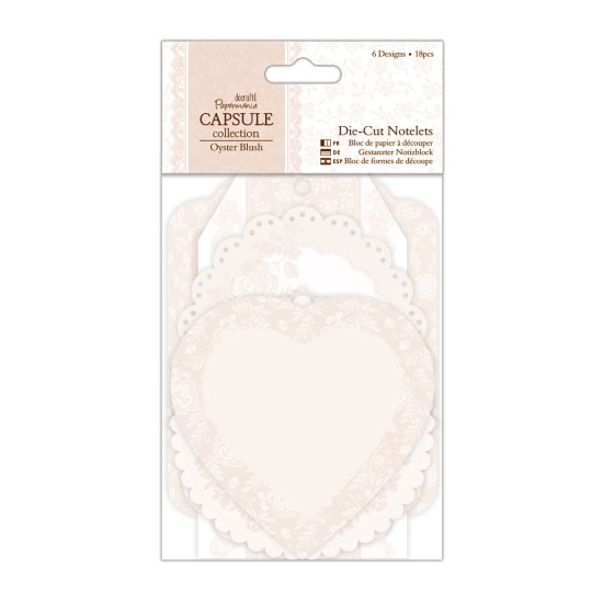 Die-cut Notelets 18τεμ Oyster Blush Die-cut Notelets 18τεμ Oyster Blush