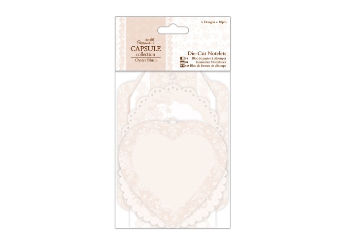 Die-cut Notelets 18τεμ Oyster Blush Die-cut Notelets 18τεμ Oyster Blush