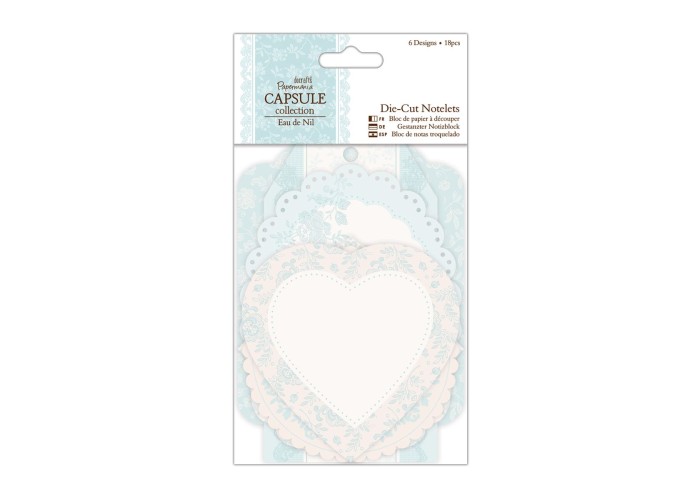 Die-cut Notelets 18τεμ- Eau De Nil Die-cut Notelets 18τεμ- Eau De Nil