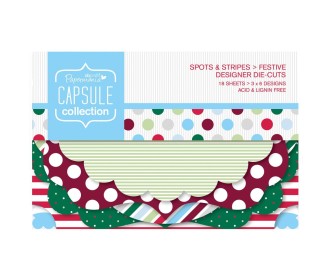Designer Die-cuts 18τεμ - Spots & Stripes Festive Designer Die-cuts 18τεμ - Spots & Stripes Festive