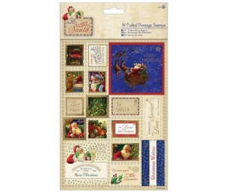 Γραμματόσημα με foil λεπτομέριες Letter to Santa  Γραμματόσημα με foil λεπτομέριες Letter to Santa