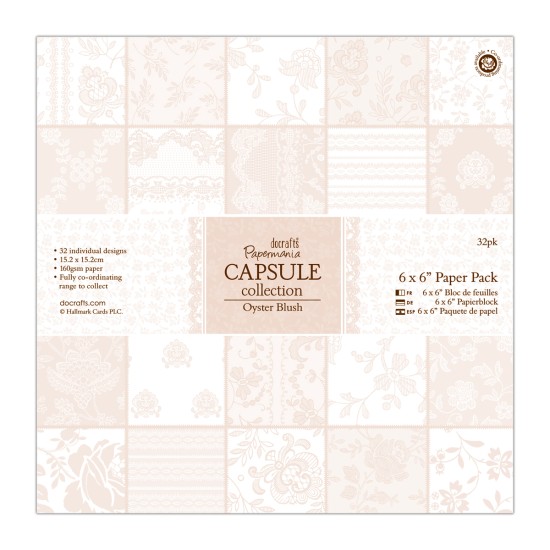 ΣΕΤ ΧΑΡΤΟΝΙΑ 15 x 15cm 32T - Capsule Collection - Oyster Blush ΣΕΤ ΧΑΡΤΟΝΙΑ 15 x 15cm 32T - Capsule Collection - Oyster Blush
