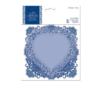 Lace Paper 12τεμ -  Parisienne Blue Lace Paper 12τεμ -  Parisienne Blue