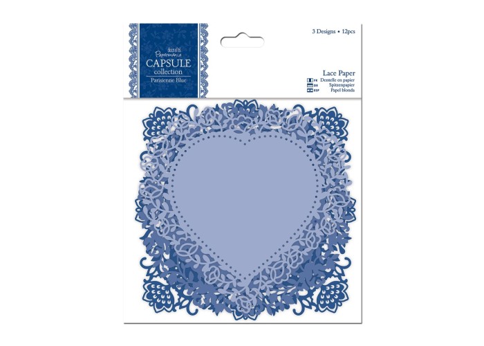Lace Paper 12τεμ - Parisienne Blue Lace Paper 12τεμ - Parisienne Blue