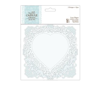 Lace Paper 12τεμ  160γρ - Eau De Nil Lace Paper 12τεμ  160γρ - Eau De Nil