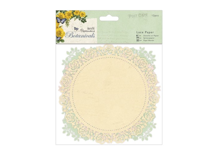 Lace Paper 12τεμ - Botanicals Lace Paper 12τεμ - Botanicals