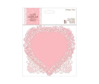 Lace Paper 12τεμ  - Wild Rose Lace Paper 12τεμ  - Wild Rose
