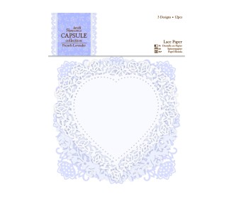 Lace Paper 12τεμ -French Lavender Lace Paper 12τεμ -French Lavender