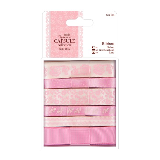 Kορδέλα 6τεμ χ 1m -Capsule Collection - Wild Rose Kορδέλα 6τεμ χ 1m -Capsule Collection - Wild Rose