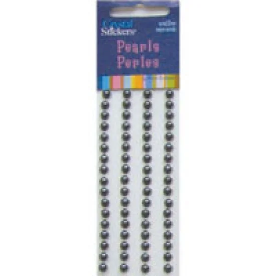 AYTOKΟΛΛΗΤΕΣ ΜΑΥΡΕΣ ΠΕΡΛΕΣ 5mm - 60τεμ