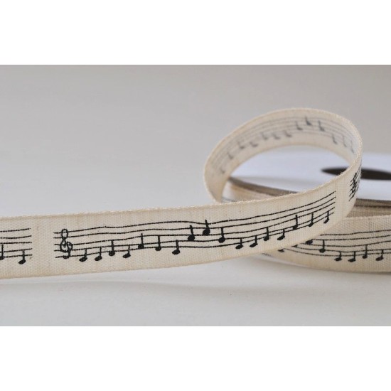ΚΟΡΔΕΛΑ ΟΙΚΟΛΟΓΙΚΗ ΣΧΕΔΙΟ ΝΟΤΕΣ 16MM x 20MET BEIGE