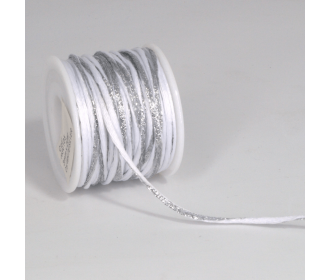 ΚΟΡΔΟΝΙ ΧΡΩΜΑΤΙΣΤΟ ΣΑΤΕΝ (MST) 3ΜΜΧ20ΜET WHITE-SILVER MET ΚΟΡΔΟΝΙ ΧΡΩΜΑΤΙΣΤΟ ΣΑΤΕΝ (MST) 3ΜΜΧ20ΜET WHITE-SILVER MET