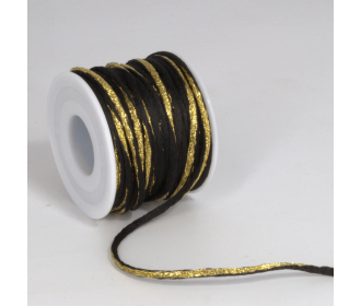 ΚΟΡΔΟΝΙ ΧΡΩΜΑΤΙΣΤΟ ΣΑΤΕΝ (MST) 3ΜΜΧ20ΜET BLACK-GOLD MET ΚΟΡΔΟΝΙ ΧΡΩΜΑΤΙΣΤΟ ΣΑΤΕΝ (MST) 3ΜΜΧ20ΜET BLACK-GOLD MET