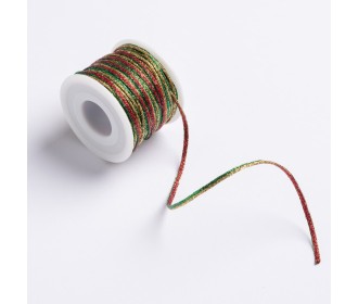 ΚΟΡΔΟΝΙ ΧΡΩΜΑΤΙΣΤΟ ΣΑΤΕΝ (MST) 3ΜΜΧ20ΜET GREEN D-RED ΚΟΡΔΟΝΙ ΧΡΩΜΑΤΙΣΤΟ ΣΑΤΕΝ (MST) 3ΜΜΧ20ΜET GREEN D-RED