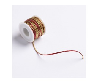 ΚΟΡΔΟΝΙ ΔΙΧΡΩΜΟ ΜΠΟΡΝΤΩ/ΧΡΥΣΟ 3ΜΜΧ20ΜΕΤ