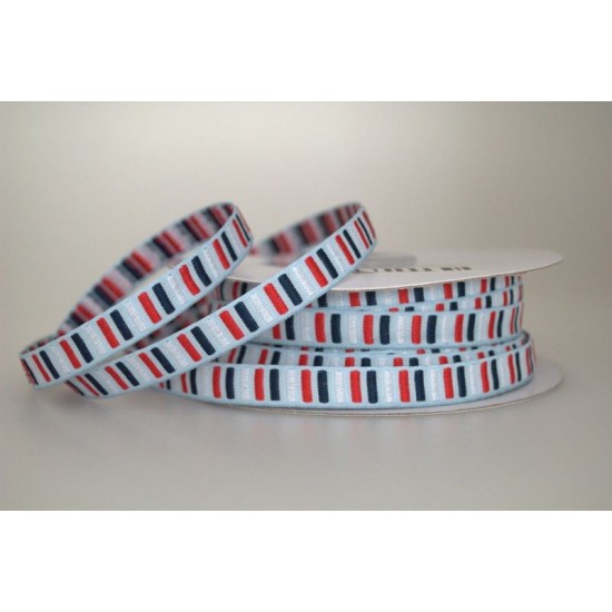 ΠΟΛΥΧΡΩΜΗ ΥΦΑΣΜΑΤΙΝΗ ΚΟΡΔΕΛΑ 11MMX23MET BLUE L