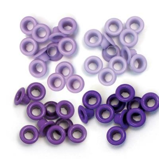 We R Memory Keepers standard eyelets 60τεμ Purple We R Memory Keepers standard eyelets 60τεμ Purple