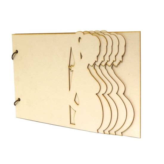 Άλμπουμ Εγγυμοσύνης από chipboard #2 Άλμπουμ Εγγυμοσύνης από chipboard #2