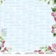Χαρτόνι 30cm x 30cm διπλής όψης floral embroidery canvas 
