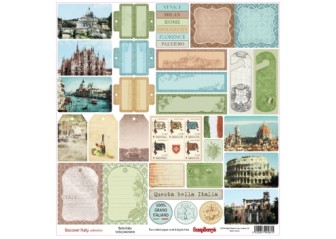 Χαρτόνι 30cm x 30cm διπλής όψης Discover Italy, Bella Italia Χαρτόνι 30cm x 30cm διπλής όψης Discover Italy, Bella Italia